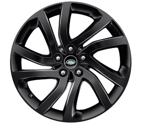 ALLOY DISCOVERY 5 STYLE “5011&quot; WHEEL RIM WITH 5 RAI DESIGN SPLIT wheel rims LAND ROVER 21x9.5 FINISHED IN gloss black
